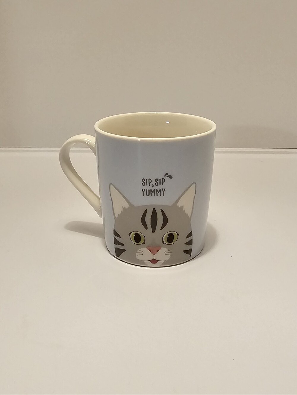 Gray Cat Sip Sip! Mug